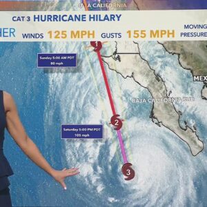 Hurricane Hilary - Saturday Morning Update