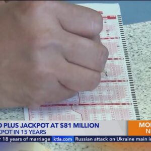 California’s Super Lotto Plus draw game reaches highest amount in 15 years