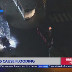 King tides flooding streets of some SoCal cities