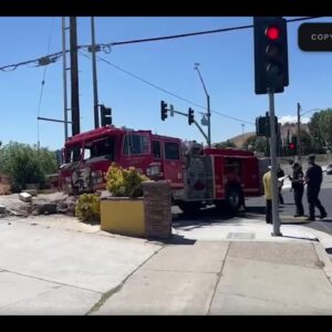 L.A. County fire crew involved in traffic collision