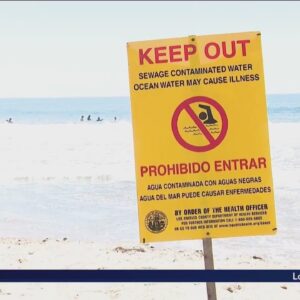 L.A. County residents urged to stay out of beach waters