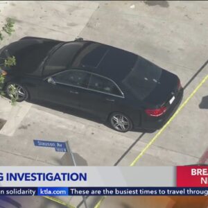 Man shot, drives bullet-riddled Mercedes to South L.A. fire station