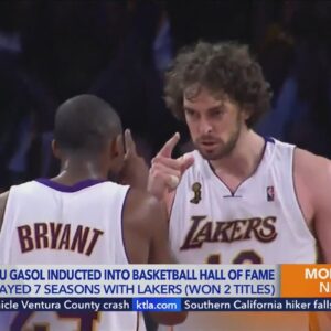 2-time NBA champion, Lakers legend Pau Gasol inducted into NBA Hall of Fame 