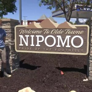 New Nipomo welcome sign created by local teen for Eagle Scout project