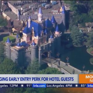 Disneyland to limit early park entry for hotel guests beginning next year