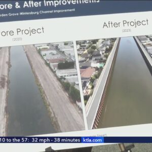 O.C. flood control channel expanded