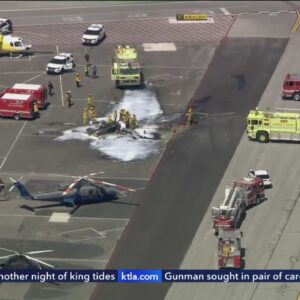 Plane crashes, catches fire near Van Nuys airport