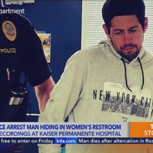 Riverside police arrest man hiding in women’s restroom