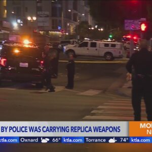 Man shot by police in Koreatown was carrying airsoft gun, lighter, LAPD says