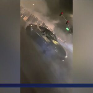 Spectator at street takeover victim of hit-and-run