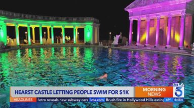 Swim in the Neptune Pool at Hearst Castle