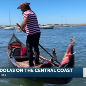 Take a Venetian gondola ride on the Central Coast in Morro Bay