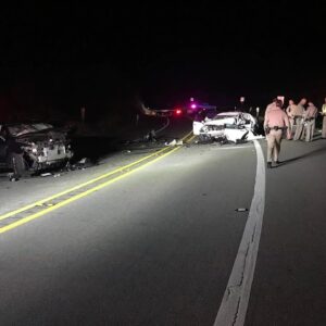 1 dead, 5 hospitalized after two-car collision on Highway 154 in Santa Barbara County