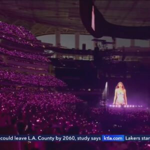 Taylor Swift mania takes over Sofi Stadium in L.A. for Night 2