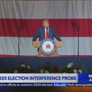 Trump indicted in 2020 election interference prob