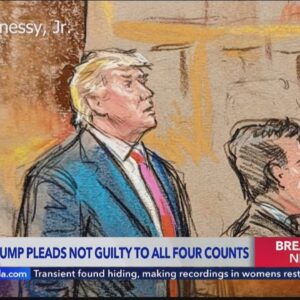 Trump pleads not guilty to Jan. 6 charges during arraignment