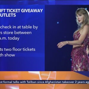 Citadel Outlets giving away tickets to Taylor Swift’s Eras Tour stop at Sofi Stadium