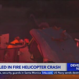 Victims of firefighting helicopter collision identified