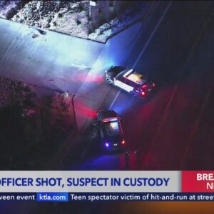 Whittier police officer shot, rushed to the hospital