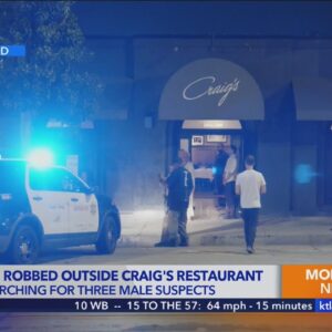 Armed robbery in at celebrity restaurant in WeHo could be connected to previous incident, LASD says