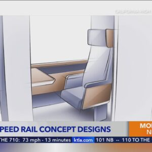 This is what the interior of California's high-speed trains might look like