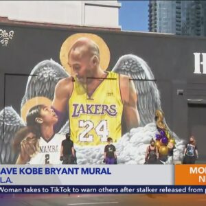 Owner told to remove iconic Kobe Bryant mural from downtown Los Angeles gym