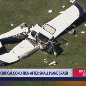2 critically injured after small plane crash