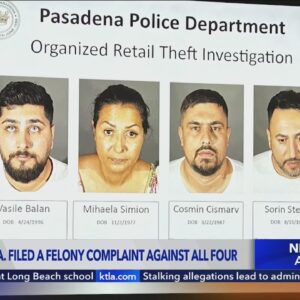 4 charged in retain theft investigation