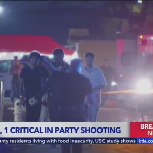 4 injured, 1 critically, after shooting breaks out at party in Pomona