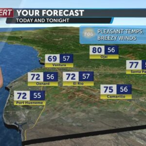 A warming trend continues Monday