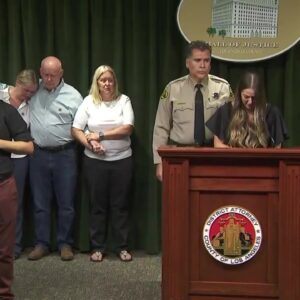 Deputy Ryan Clinkunbroomer's fiancé speaks at news conference to update murder case