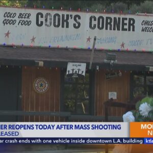 Cook's Corner reopening after mass shooting