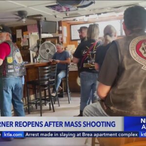Cook's Corner, the site of last week's mass shooting, reopens for business