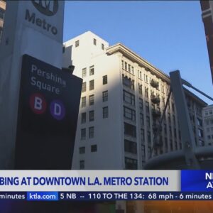 Deadly stabbing at downtown L.A. Metro station