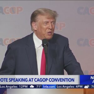 Donald Trump speaks at GOP convention in Anaheim