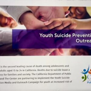 Efforts are underway to prevent youth suicide in California