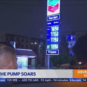 Gas prices up almost 50 cents in last week