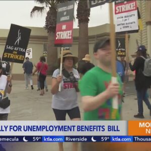 Hollywood strikers face eviction, seek unemployment benefits