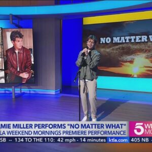 Jamie Miller talks new music and performs 'No Matter What'