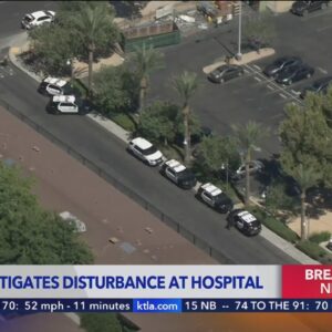 LASD investigates disturbance at Lancaster hospital
