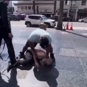 Man exposes himself to tourists on Hollywood Walk of Fame