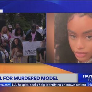 Memorial held for model killed in her downtown L.A. apartment