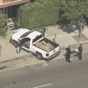 Pedestrians injured in 2-vehicle crash at West L.A. adult care center
