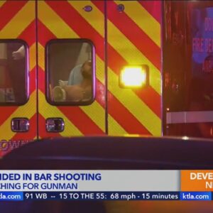 Police searching for suspects after bar shooting in Downey 