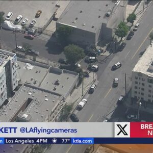 Police shooting investigation underway in downtown L.A.