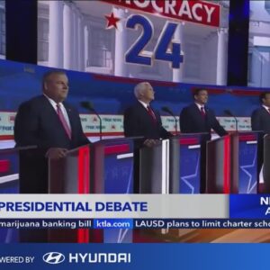 Republican presidential candidates take debate stage in Simi Valley