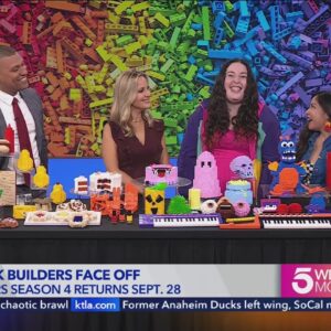 Local Lego Masters contestants Alysson Gail and Melanie Hernandez preview their process