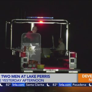 Search for 2 men continues at Lake Perris