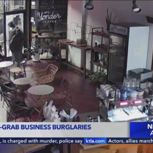 Smash-and-grab thieves hit two businesses in Northridge