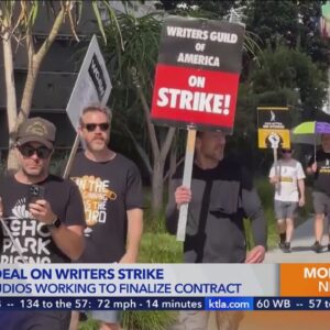Tentative deal reached to end Hollywood writer's strike